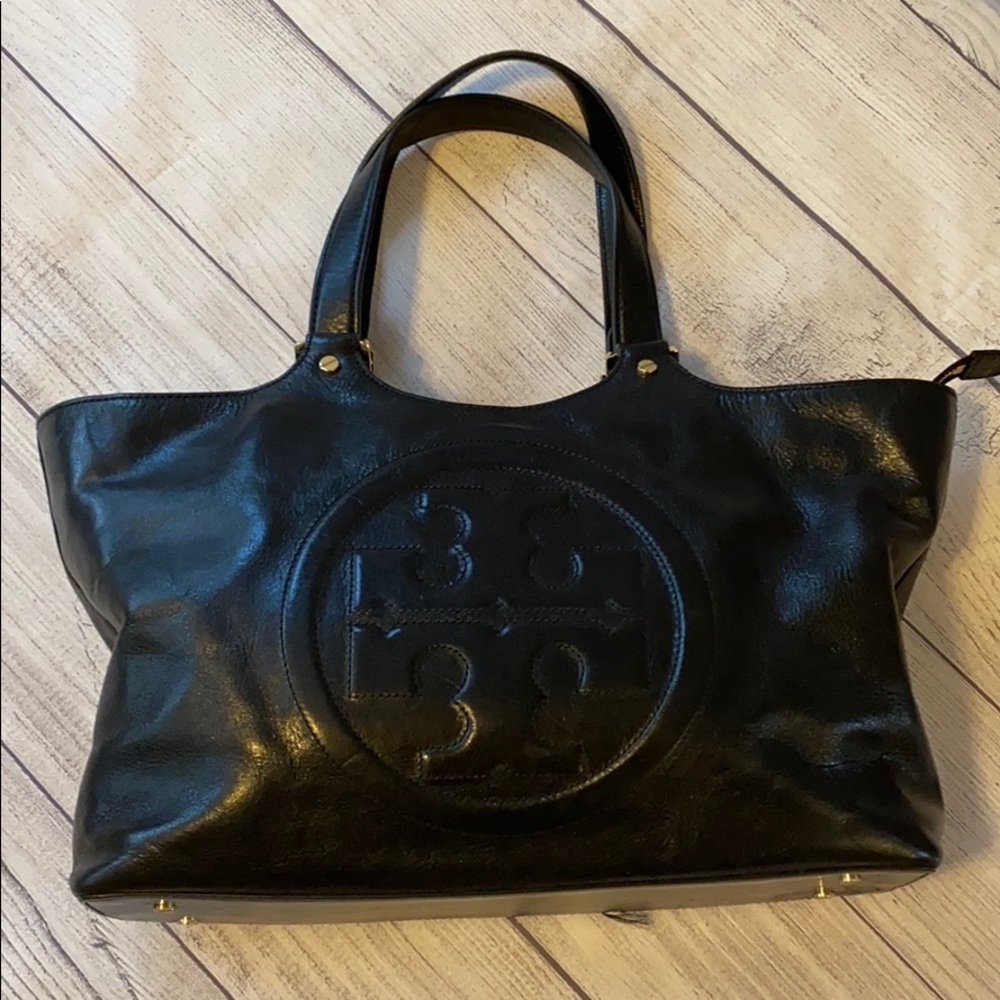 Tory Burch Black Leather Should purse